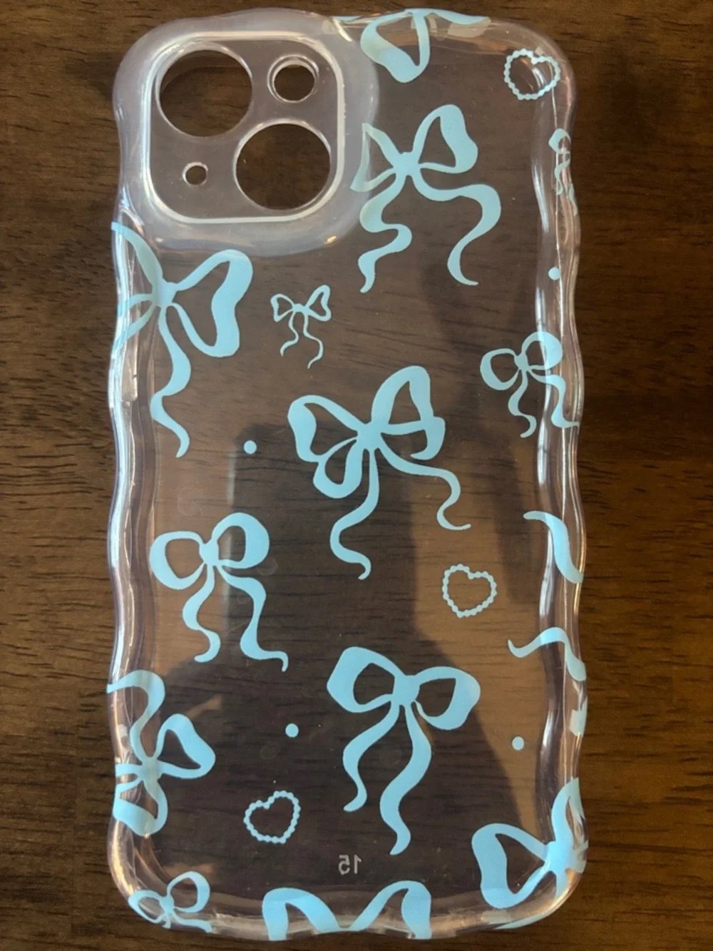 iPhone 15- 2 decorative phone cases and 1 tempered glass screen protector